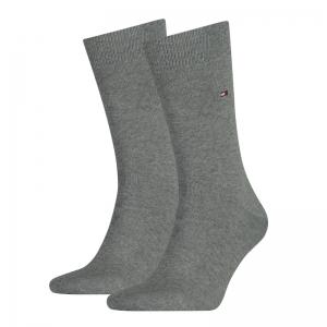 SOCK CLASSIC 2P 758 MID GREY ME