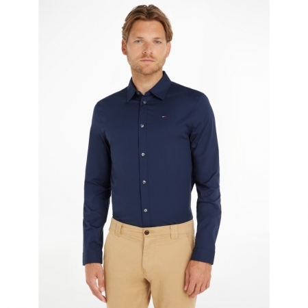 ORIGINAL STRETCH SHIRT LS 002 BLACK IRIS-