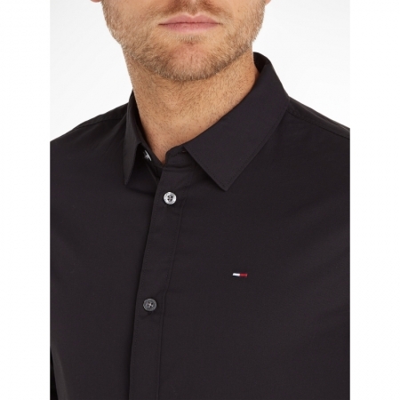 ORIGINAL STRETCH SHIRT LS 078 TOMMY BLACK