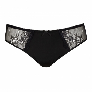 DAILY LACE SLIP 02 BLACK