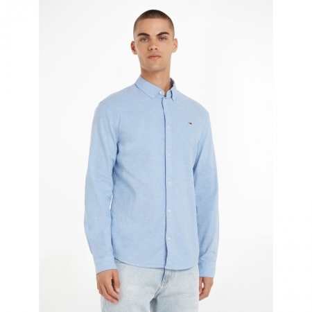 SLIM STRETCH OXFORD SHIRT C4E PERFUME BLU