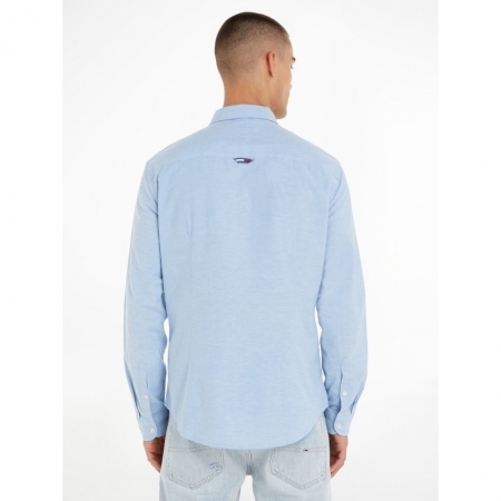 SLIM STRETCH OXFORD SHIRT C4E PERFUME BLU