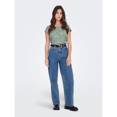 ONLVIC SS AOP TOP NOOS WVN 271516142 Lily