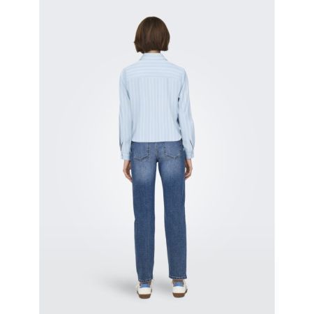 ONLLECEY LS STRIPE KNOT DNM SH 201710009 Cerul
