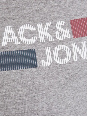 JJECORP LOGO TEE SS CREW NECK Light Grey Play