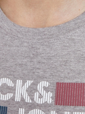 JJECORP LOGO TEE SS CREW NECK Light Grey Play