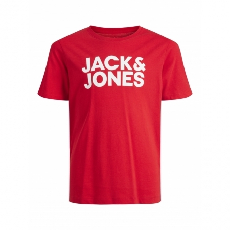 JJECORP LOGO TEE SS CREW NECK true Red