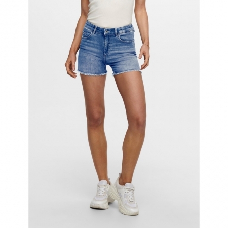 ONLBLUSH  LIFE MID SK RAW SHOR 177934 Light Bl