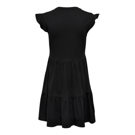 ONLMAY LIFE CAP SLEEVES FRILL 177911 Black
