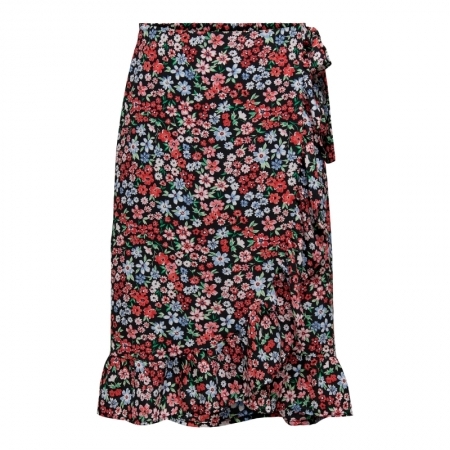 ONLFUCHSIA LIFE B.K WRAP SKIRT 177911010 Black