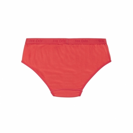 COTTON STRETCH GIRLS HIPSTER 2 3035 Red