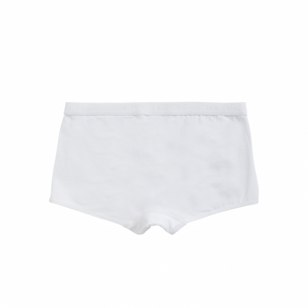 COTTON STRETCH GIRLS SHORTS 2P 001 White