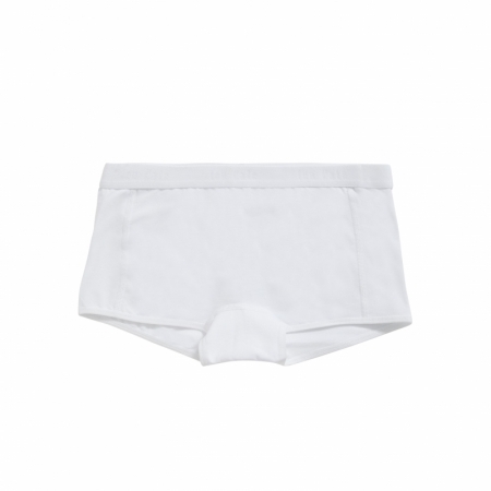COTTON STRETCH GIRLS SHORTS 2P 001 White
