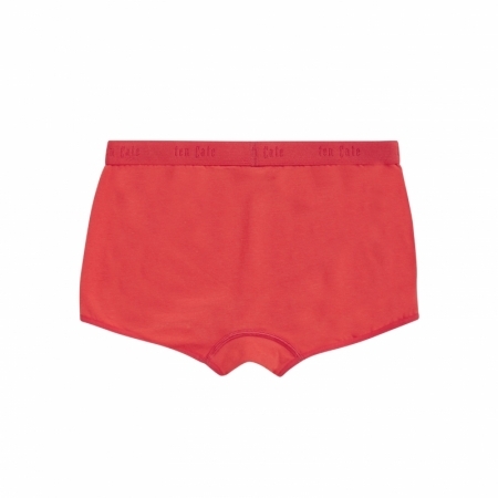 COTTON STRETCH GIRLS SHORTS 2P 3035 Red
