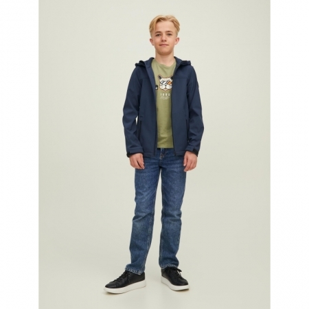 JJEMARVIN HOOD SOFTSHELL LTN J 175876001 Navy