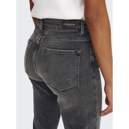 ONLEMILY STRETCH HW ST ANK CRO 179679 Dark Gre