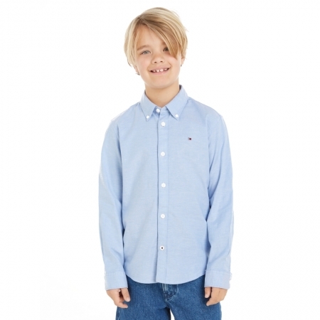 BOYS STRETCH OXFORD C1S Calm Blue