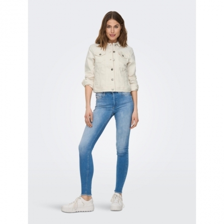 ONLTIA DNM JACKET COL PIM NOOS 234755 Ecru