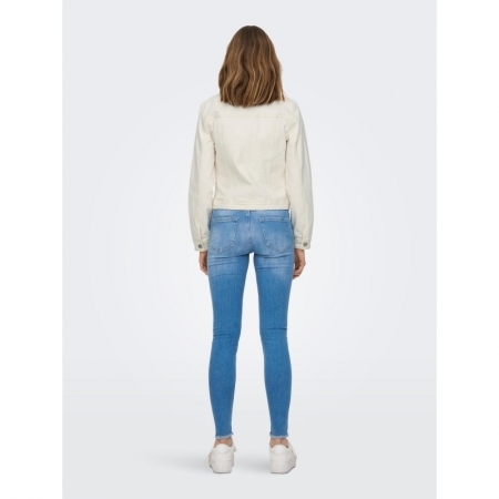ONLTIA DNM JACKET COL PIM NOOS 234755 Ecru