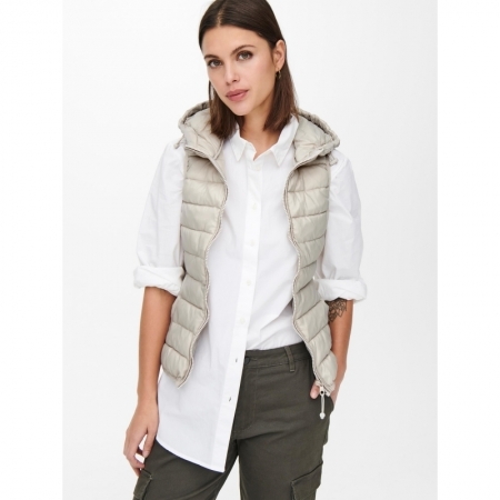 ONLNEWTAHOE HOOD WAISTCOAT OTW 189959 Pumice S