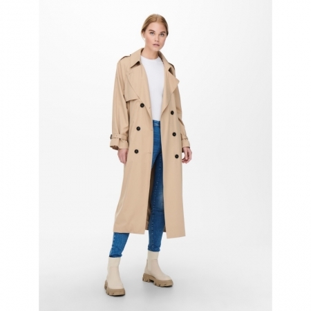 ONLCHLOE TRENCHCOAT DOUBLE B. 177945 Tannin