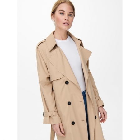 ONLCHLOE TRENCHCOAT DOUBLE B. 177945 Tannin