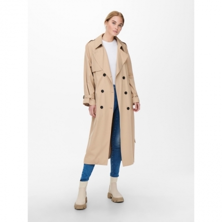ONLCHLOE TRENCHCOAT DOUBLE B. 177945 Tannin