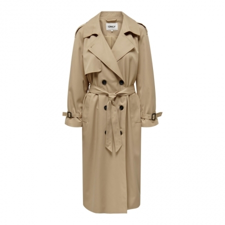 ONLCHLOE TRENCHCOAT DOUBLE B. 177945 Tannin