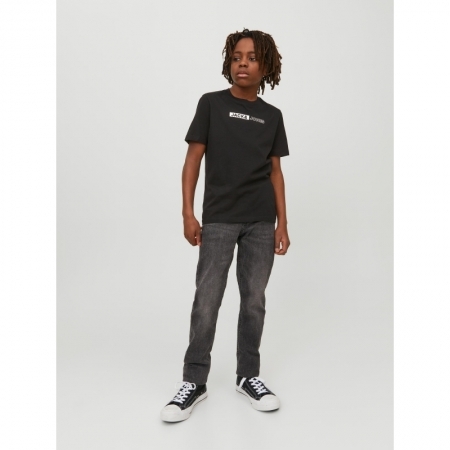 JJNEO TEE SS CREW NECK JNR 178012001 Black