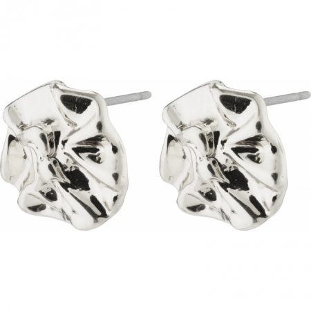 WILLPOWER RECYCLED EARRINGS SILVER PLATED