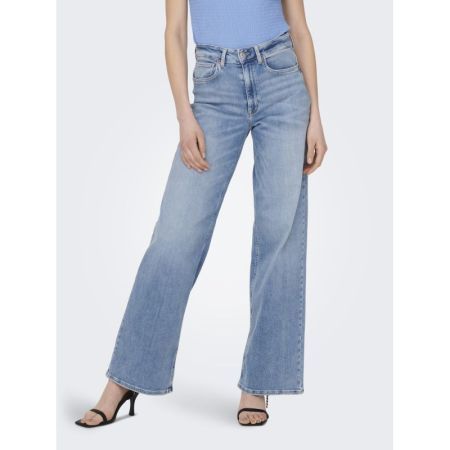 ONLMADISON BLUSH HW WIDE DNM C 177934 Light Bl