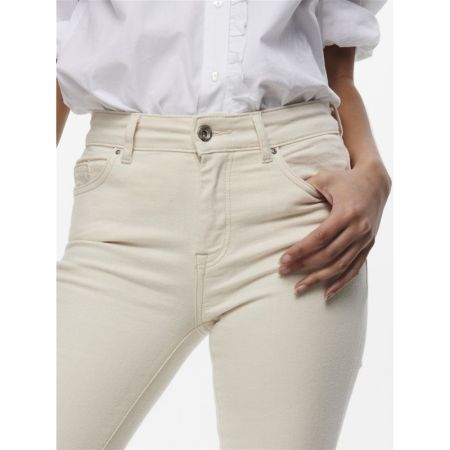ONLBLUSH MID FLARED DNM DOT019 234755 Ecru