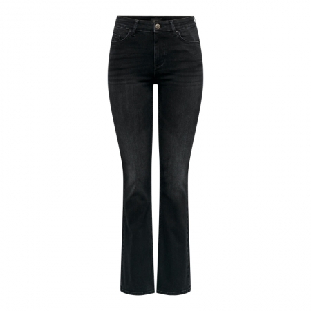 ONLBLUSH MID FLARED DNM TAI109 Washed Black