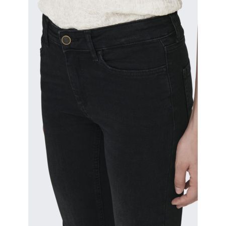 ONLBLUSH MID FLARED DNM TAI109 Washed Black