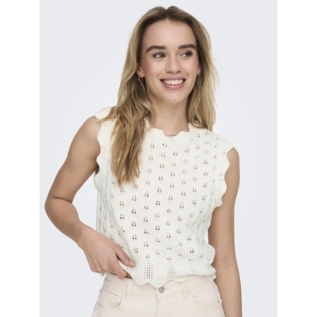 ONLLUNA LIFE SL O-NECK TANK NO 177922 Cloud Da