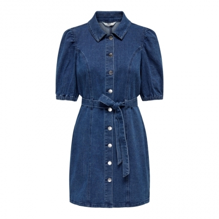 ONLVIBBE SS BELT DNM DRESS MBD 179695 Medium B