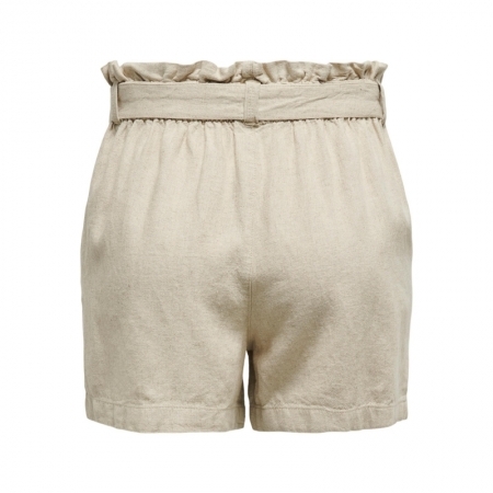 JDYSAY MW LINEN SHORTS WVN NOO 177935001 Oatme