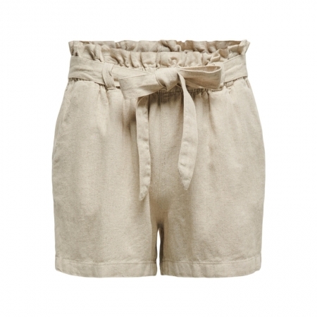 JDYSAY MW LINEN SHORTS WVN NOO 177935001 Oatme