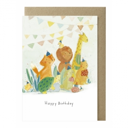 Happy birthday - dierenfeest -