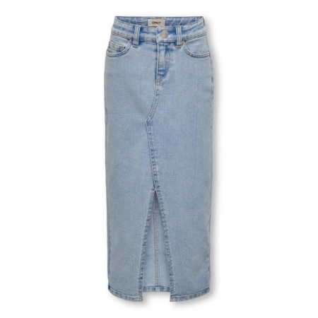 KOGSIRI FRONT SLIT SKIRT DNM G 177934 Light Bl