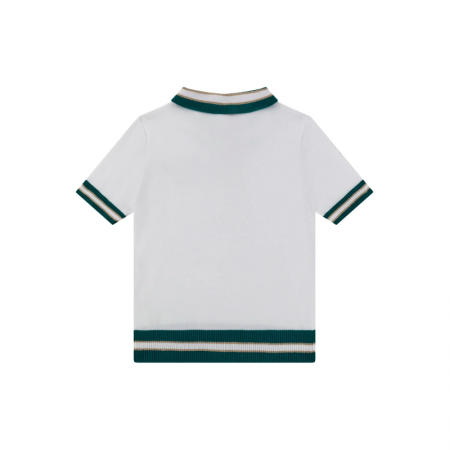 SS SWEATER POLO G011 PURE WHITE