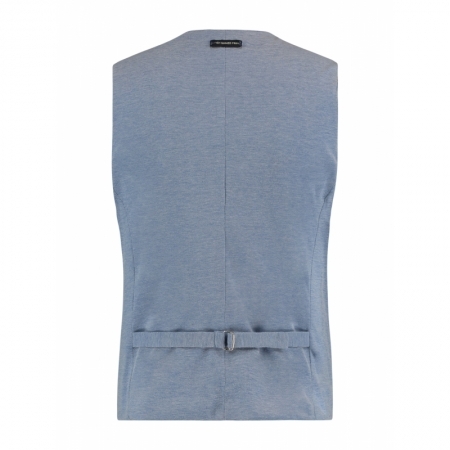 WAISTCOAT PIQUE 610 LIGHT BLUE