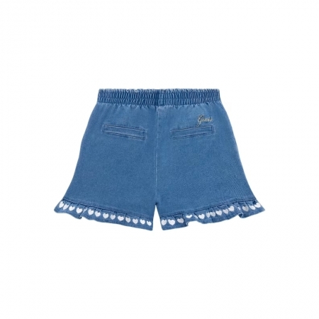 STRETCH DENIM SHORTS WMBY NEW EMBY GIRLY WASH