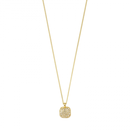 CINDY CRYSTAL PENDANT GOLD PLATED