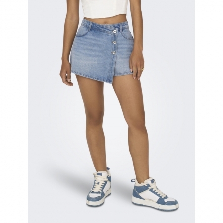 ONLLESLY REG LB DNM SKORT BJ N 177934 Light Bl