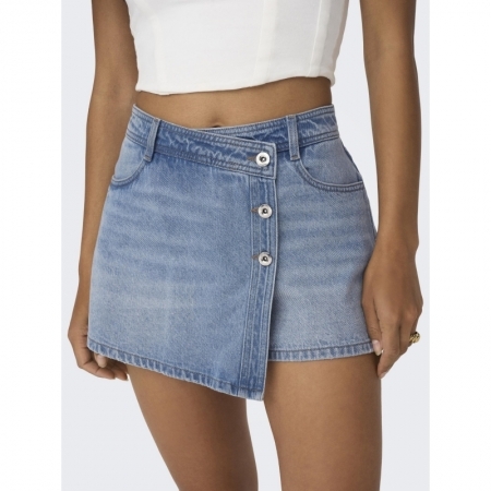 ONLLESLY REG LB DNM SKORT BJ N 177934 Light Bl