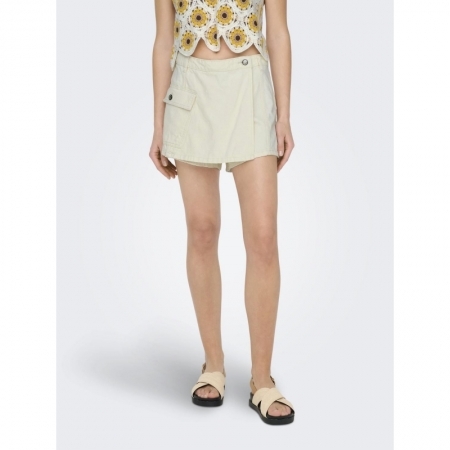 ONLMIRA REG ECRU DNM SKORT TAI 234755 Ecru