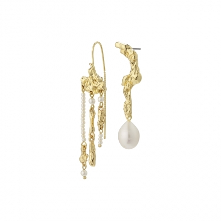 MOON EARRINGS GOLD PLATED