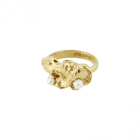 MOON RING GOLD PLATED