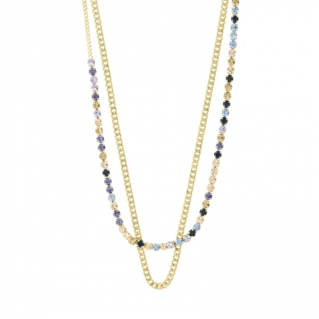 REIGN NECKLACES 2-IN-1 SET GOLD PLATED